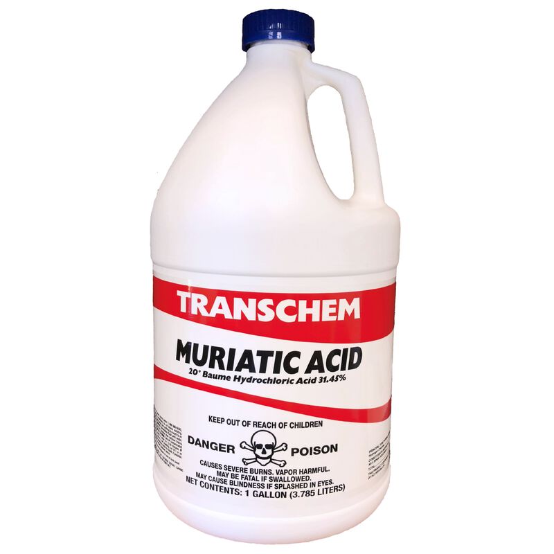 Transchem Muriatic Acid 1 Gal Liquid | Stine Home + Yard : The Family You  Can Build Around™