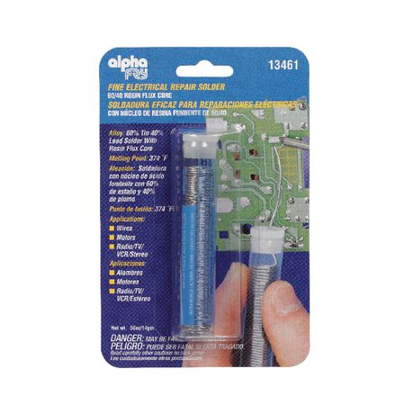 Alpha Fry 0.5 oz Repair Solder 0.03 in. D Tin/Lead 60/40 1 pc