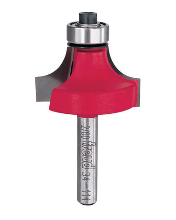 Freud 1-3/8 in. D X 3/8 in. X 2-3/16 in. L Carbide Rounding Over Router Bit