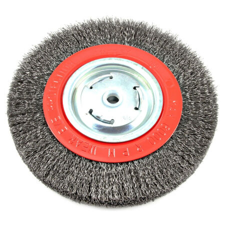 Forney 8 in. Crimped Wire Wheel Brush Metal 6000 rpm 1 pc