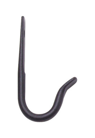 Panacea Black Wrought Iron 3 in. H J-Hook w/Screw Plant Hook 1 pk