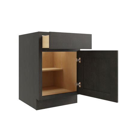 Luxor Smoky Grey Base Cabinet 9" 1 Door RTA