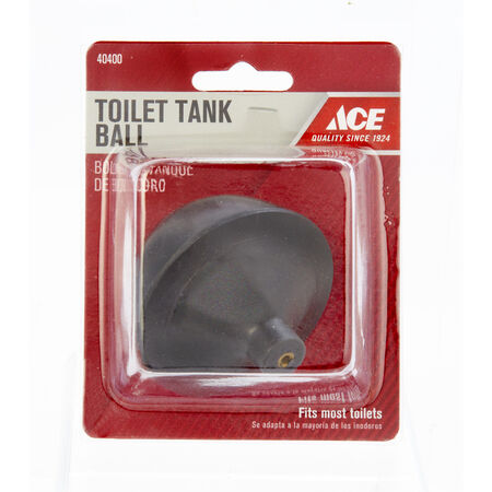 Ace Toilet Tank Ball Black Rubber For Universal