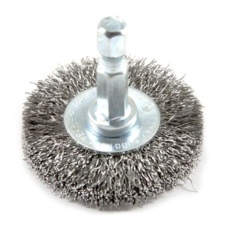 Forney 1-1/2 in. Crimped Wire Wheel Brush Metal 6000 rpm 1 pc