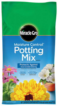 Miracle-Gro Moisture Control Potting Mix Fertilizer Enriched