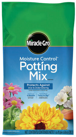 Miracle-Gro Moisture Control Potting Mix Fertilizer Enriched