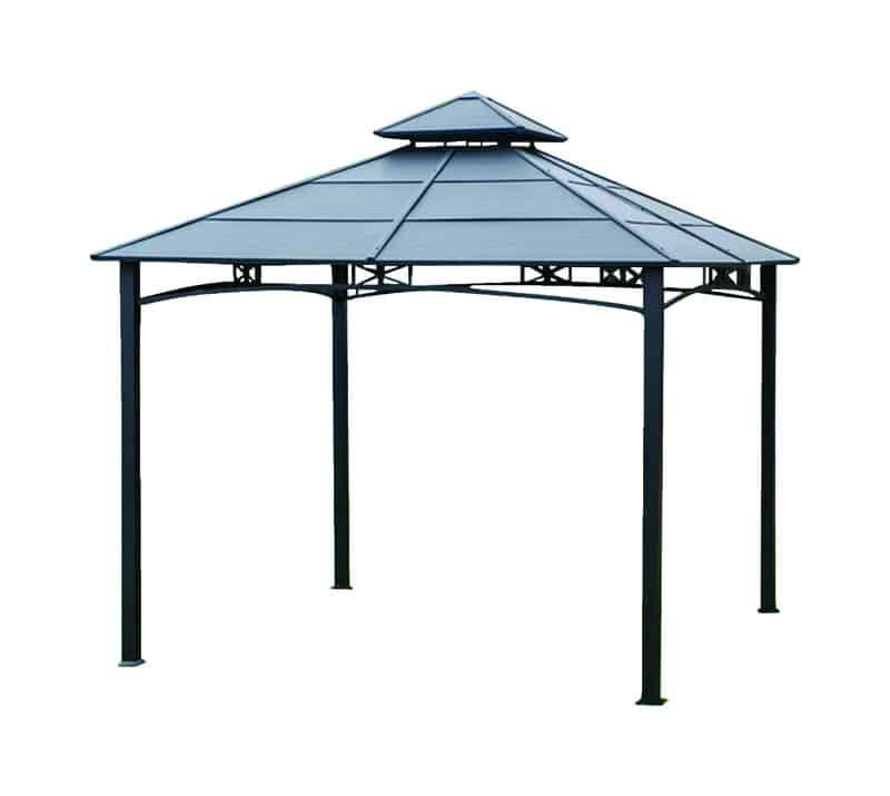 Living Accents Hardtop Gazebo 119.29 in. H x 10 ft. W x 10 ft. L Stine Home + Yard The