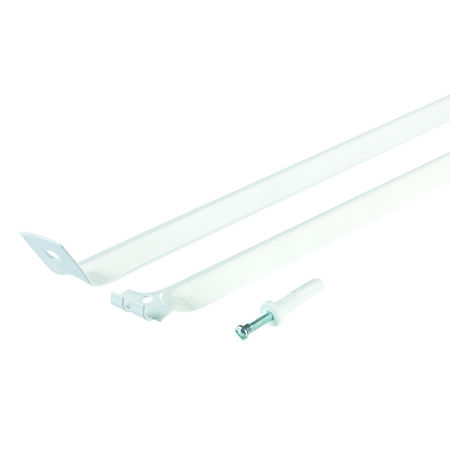 Rubbermaid 1.1 in. H X 12 in. W X 16 in. L Aluminum Support Brace W/Drive Pin