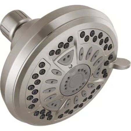 Delta Brushed Nickel Plastic 6 settings Showerhead 1.75 gpm