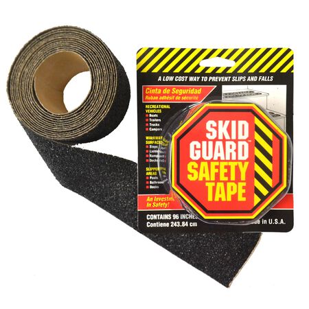 Skid Guard Black Anti-Slip Tape 2 in. W X 8 ft. L 1 pk