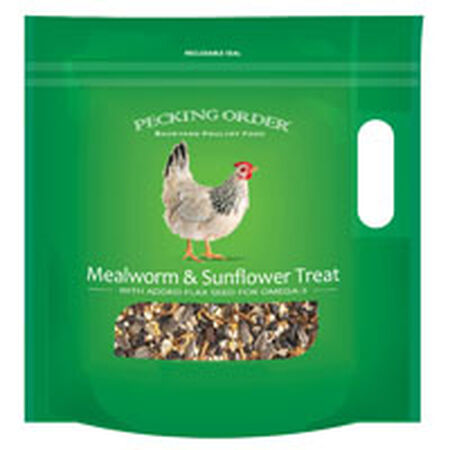 Pecking Order 009328 Mealworm/Sunflower Chicken Treat