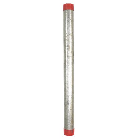 B&K Mueller 1-1/2 in. D X 24 in. L Galvanized Steel Pre-Cut Pipe