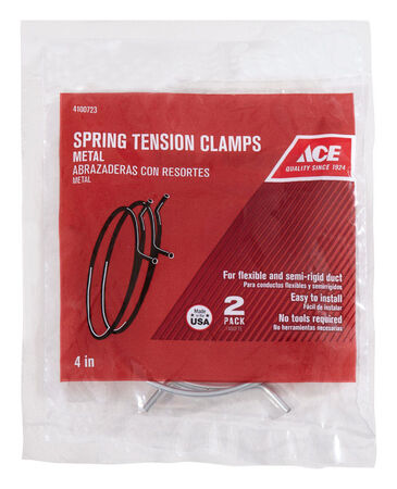 Ace 4 in. Metal Spring Tension Clamps
