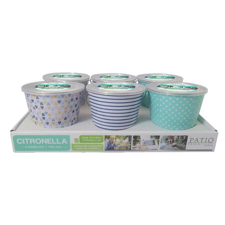 Patio Essentials Citronella Bucket Candle For Mosquitoes/Other Flying Insects 18 oz