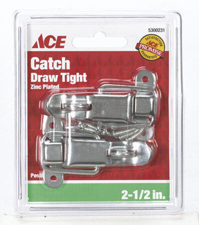 Ace Zinc Lockable Drawer Catch 2 pk