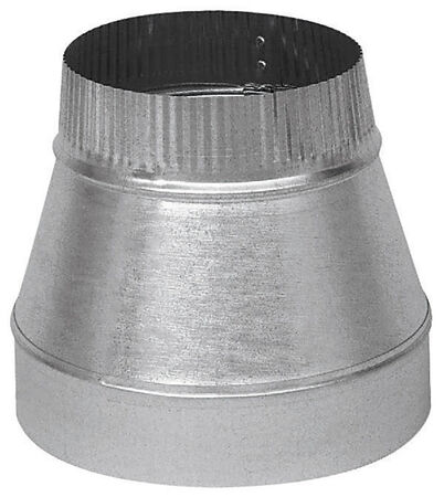 Imperial 7 in. D X 6 in. D Galvanized Steel Furnace Pipe Reducer