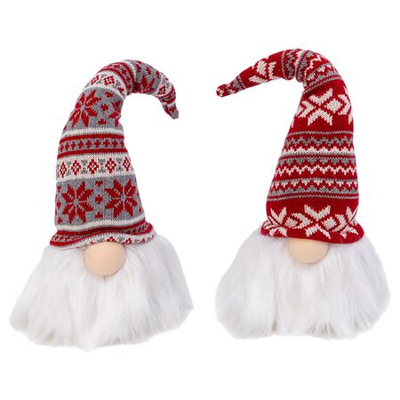 Gerson Multicolored Gnome Figurine Indoor Christmas Decor 15.75 in.