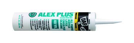 DAP Alex Plus White Acrylic Latex All Purpose Caulk 10.1 oz