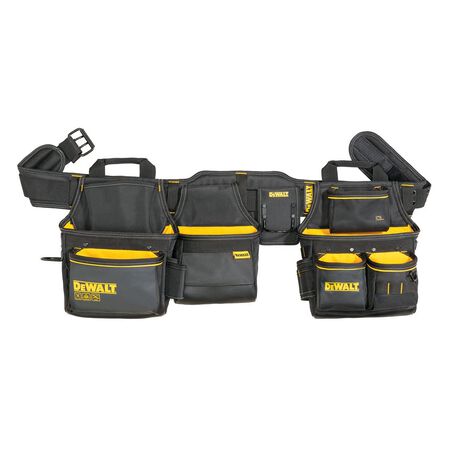 DEWALT 26 pocket Ballistic Nylon Professional Tool Rig Black/Yellow