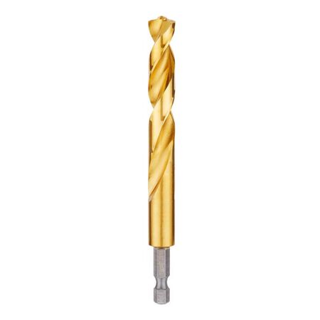 Milwaukee Shockwave 29/64 in. Titanium Red Helix Drill Bit Hex Shank 1 pc