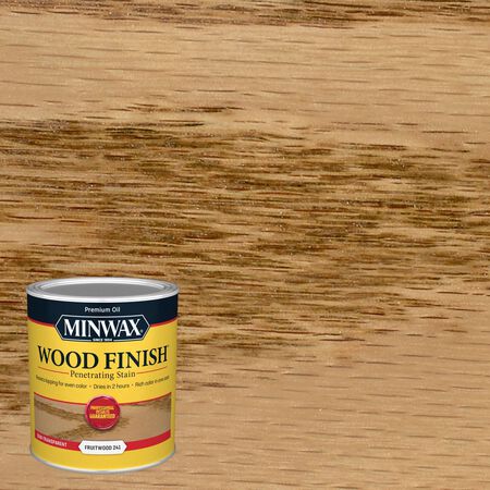 Minwax Wood Finish Semi-Transparent Fruitwood Oil-Based Penetrating Wood Stain 1 qt