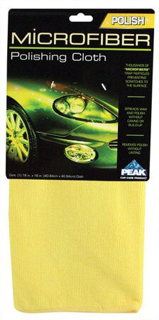 Peak 16 in. L x 16 in. W Polyester Auto Cleaning Cloth 1 pk