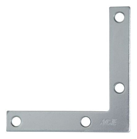 Ace Flat Corner Brace 3 in. x 1/2 in. Zinc
