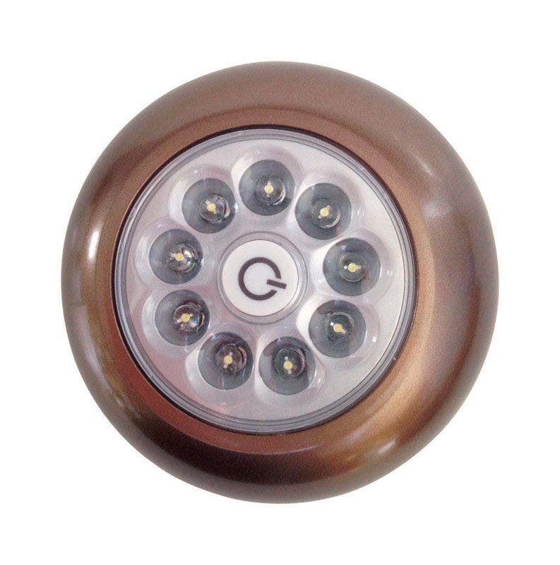 Fulcrum LIGHT IT LED BatteryOperated Puck Light Bronze Stine Home + Yard The Family You Can