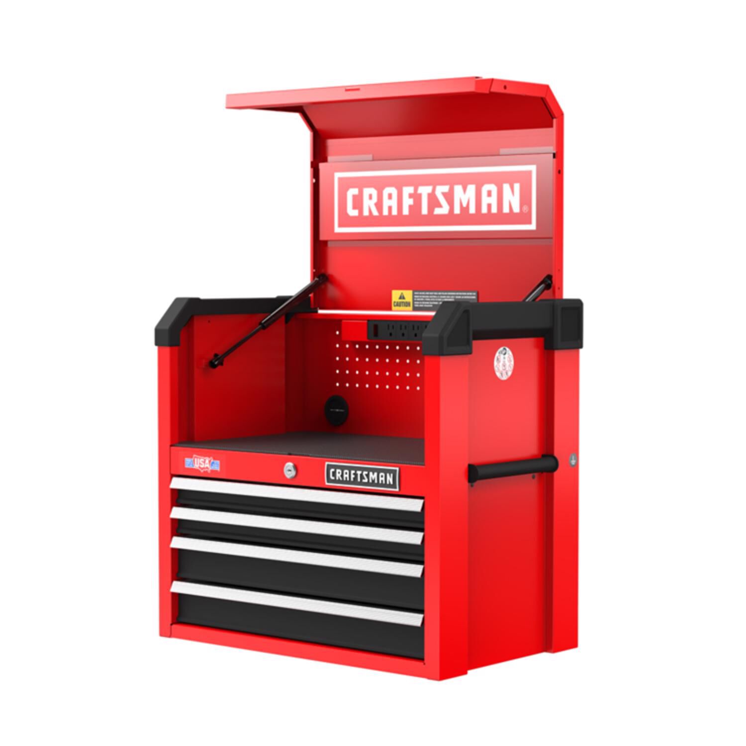 Craftsman upright outlet tool box