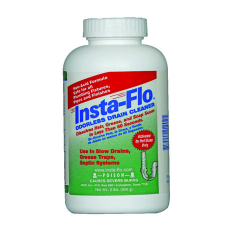 Insta-Flo Crystals Drain Cleaner 2 lb