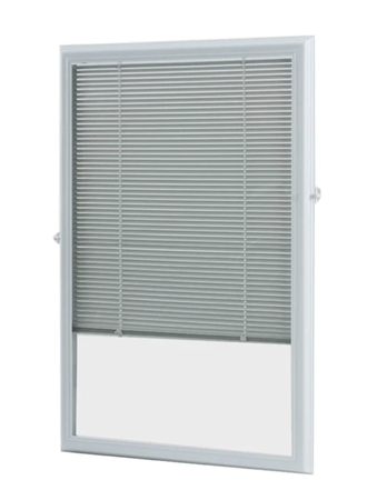 Cordless Insert Door Mini Blind 22"x36" Add on blind 0.59" Slat Width