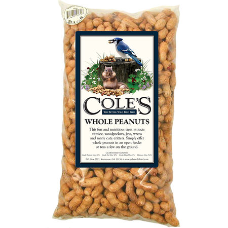 Cole's Assorted Species Whole Peanuts Wild Bird Food 2.5 lb