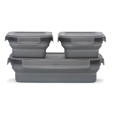 Drip EZ Secondz Food Storage Prep Tub - Charcoal