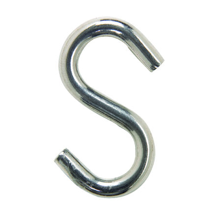 Hampton Medium Silver Stainless Steel 1.43 in. L S-Hook 40 lb 1 pk