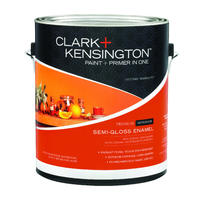 Clark+Kensington Interior Acrylic Latex Paint & Primer Designer White 1 ...