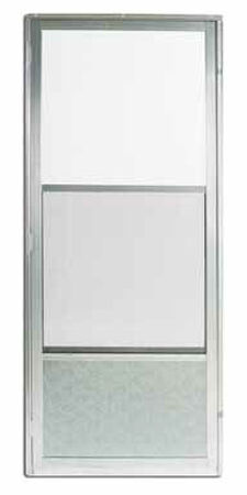 Croft Self-Storing Storm Door Self-Storing Imperial Style 161 80 in. x 32 in. Aluminum Right 32 in.