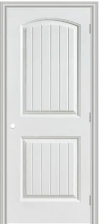 Masonite cheyenne 30"x80" primed smooth hollow core right hand single prehung interior door