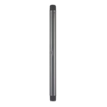 B&K Schedule 80 1/2 in. MIP X 1/2 in. D MIP PVC 12 in. Nipple 1 pk