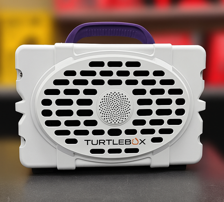 Turtlebox Gen3 Speaker Purple and White