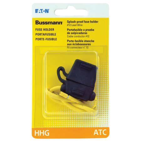 Bussmann 30 amps ATC Black Fuse Holder with Cover 1 pk