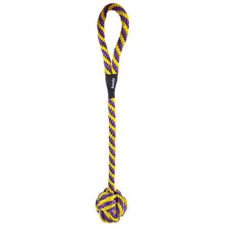 Booda Multicolored Polypropylene Wing-a-Ball Dog Toy Large