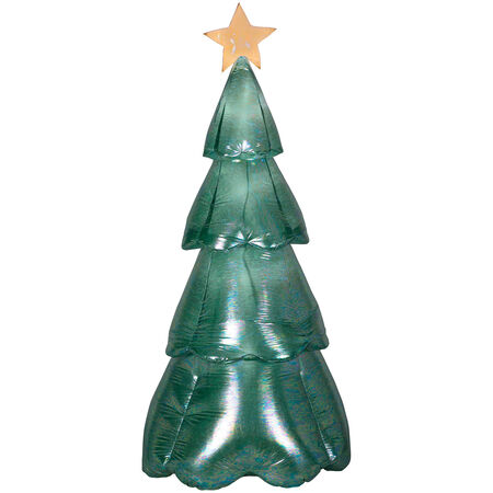 Gemmy LED 90 in. Iridescent Christmas Tree Inflatable