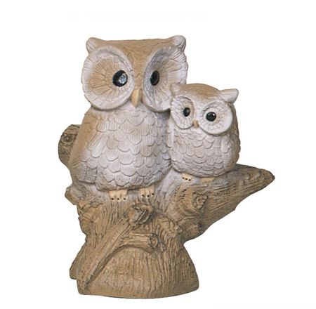Athens Stonecasting Two Owls on Log