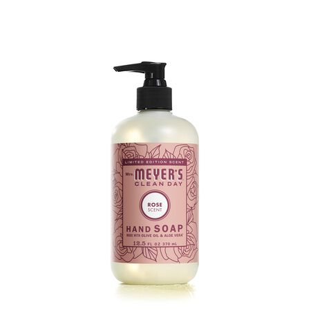 Mrs. Meyer's Clean Day Rose Scent Liquid Hand Soap 12.5 oz.