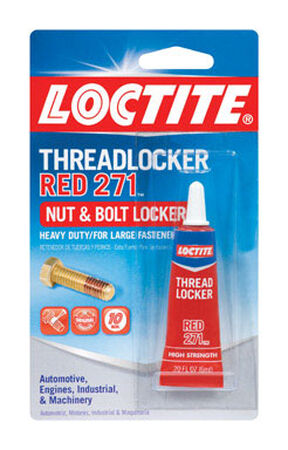 Loctite Nut & Bolt Gel Threadlocker .2 oz. Red