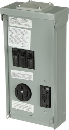 RV Pwr 50a4w Recpt w/20a GFCI