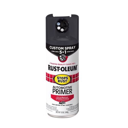 Rust-Oleum Stops Rust Flat Dark Gray Primer Spray 12 oz.