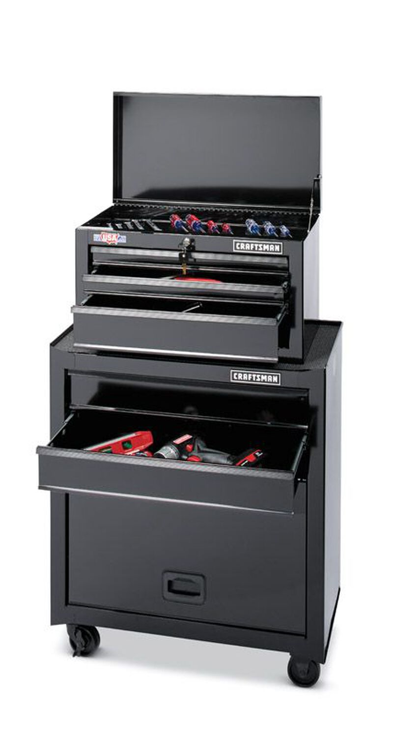 Craftsman 26.5 in. 5 drawer Metal BallBearing Tool Center 45.5 in. H x