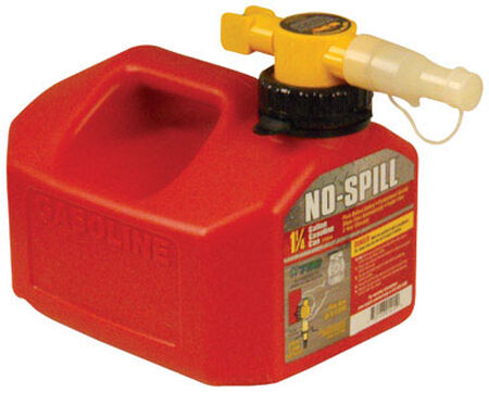 No Spill Plastic Gas Can 1.25 gal.