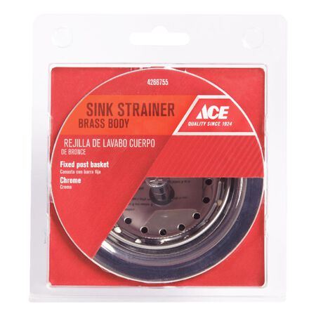 Ace 3-1/2 in. D Brass Basket Strainer Assembly